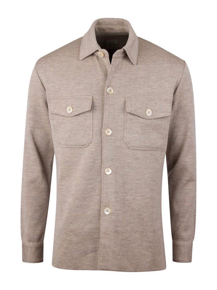 OVERSHIRT KNITTED MILANO MERINO WOOL
