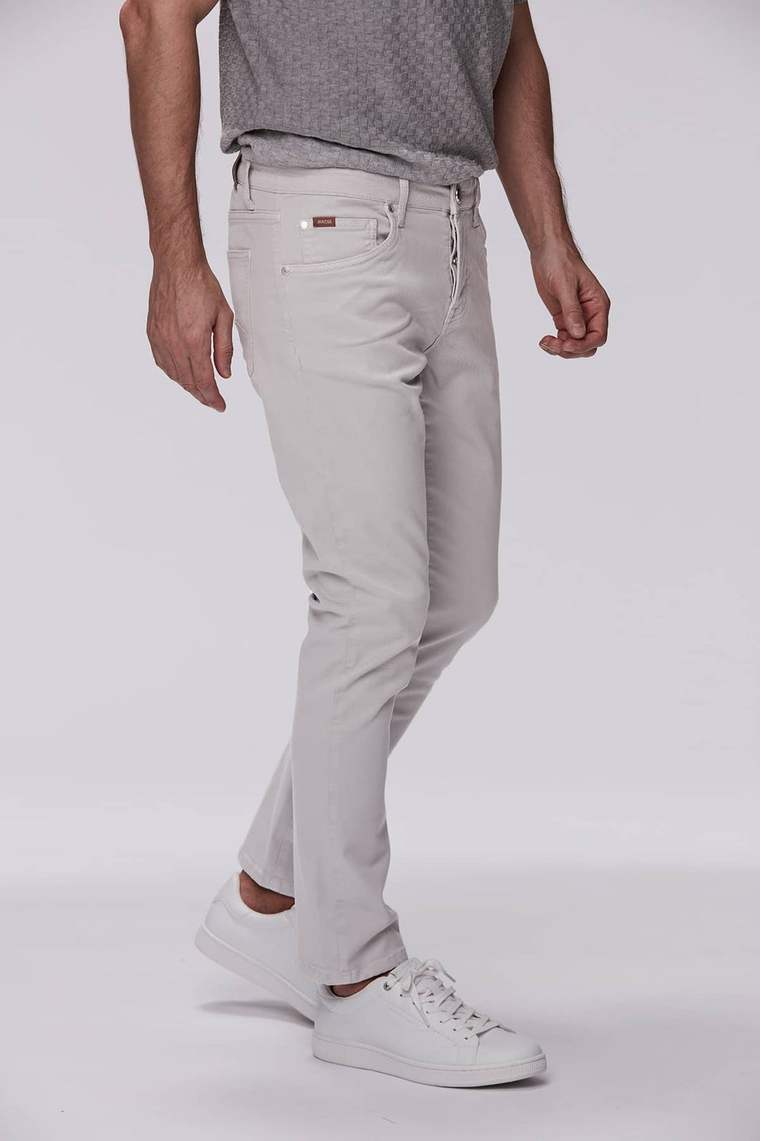 5-PKT CLYO STRETCH SNAP BEIGE