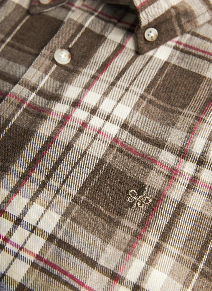 HAPPY FLANNEL CHECK SHIRT-CLASSIK FIT