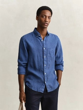 REG GANT DYED LIEN SHIRT