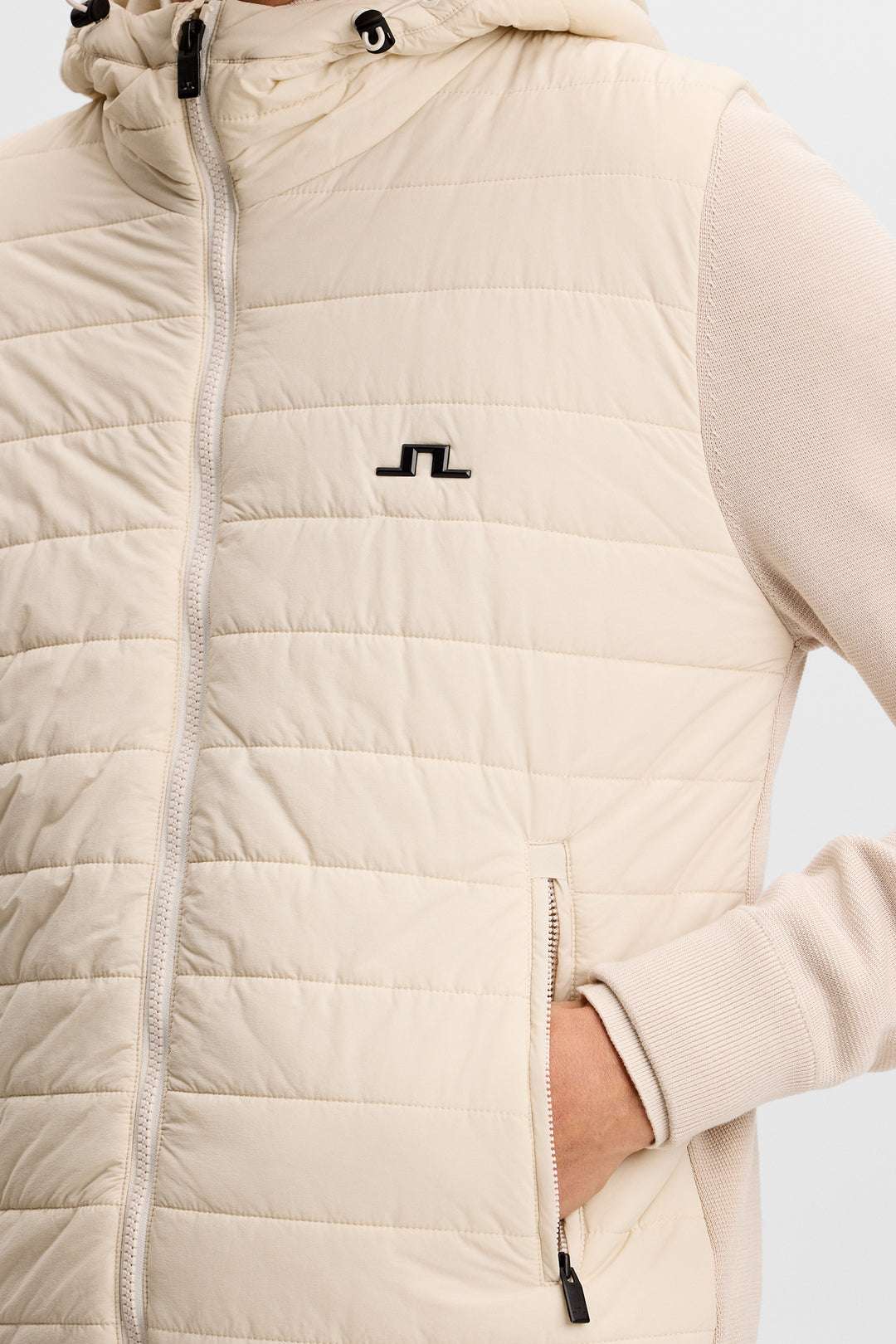 EBBE HYBRID KNIT HOODIE