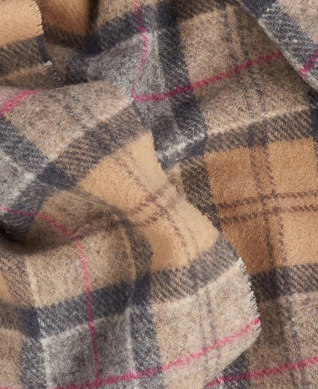 BARBOUR TARTAN LAMBSWOOL SCARF