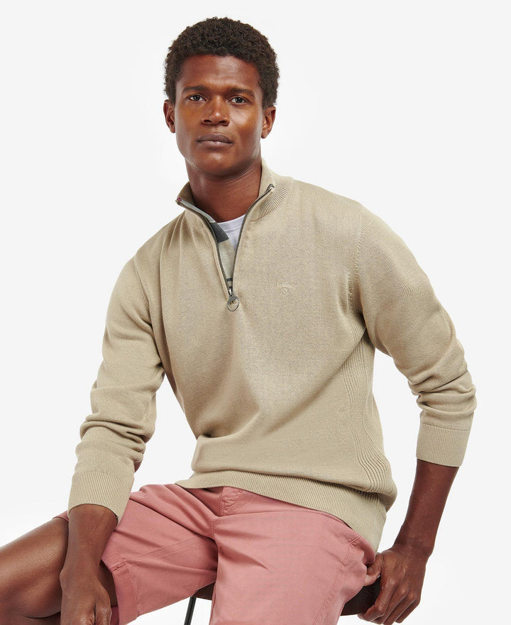 BARBOUR COTTEN HALF ZIP
