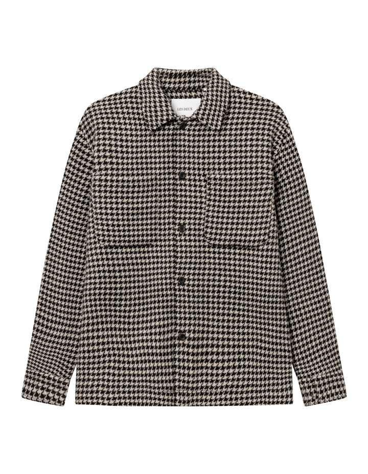 MILIAN HOUNDSTOOTH OVERSHIRT