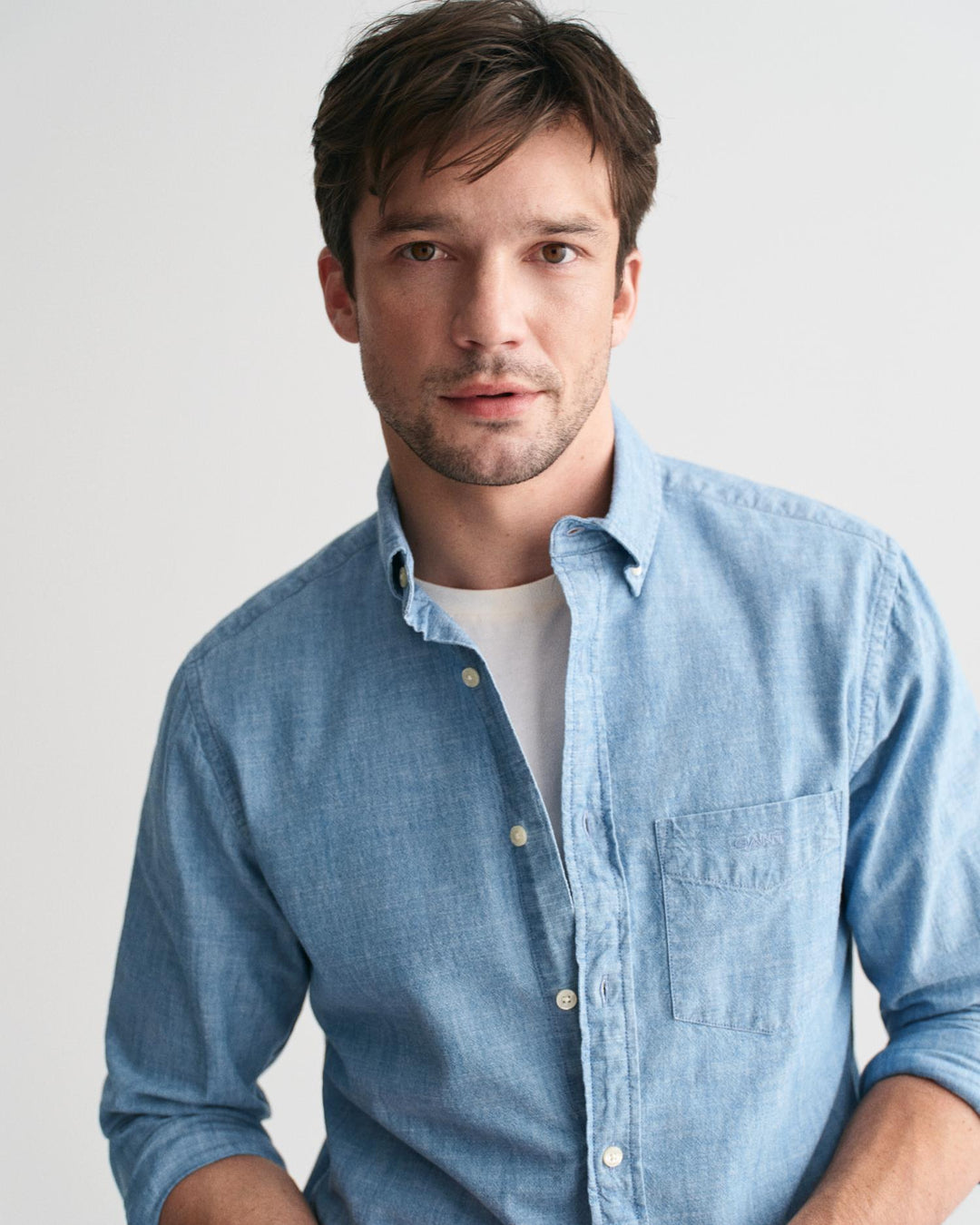 INDIGO CHAMBRAY SHIRT
