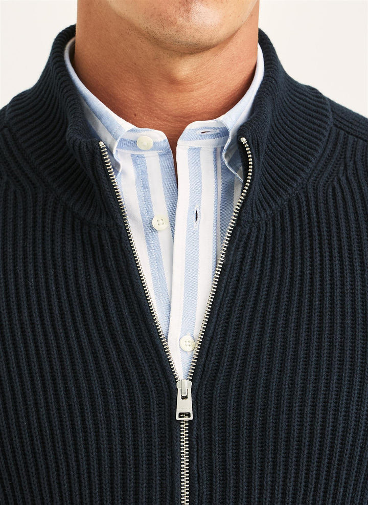 BRENTON ZIP CARDIGAN