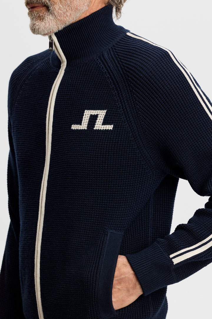CRAIG ZIP KNIT CARDIGAN