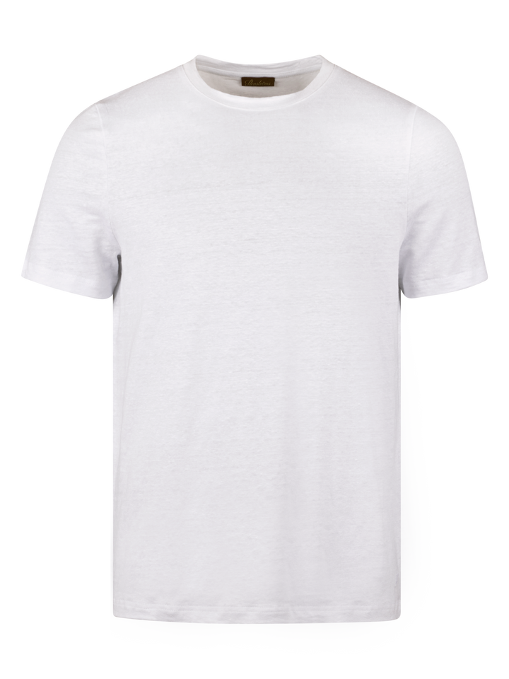 T-SHIRT CREW NECK LINEN STRETCH
