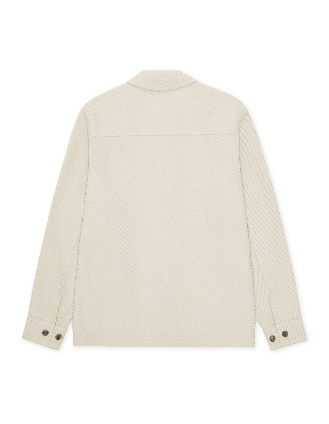 TWILL WOOL OVERSHIRT