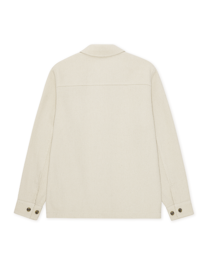 TWILL WOOL OVERSHIRT
