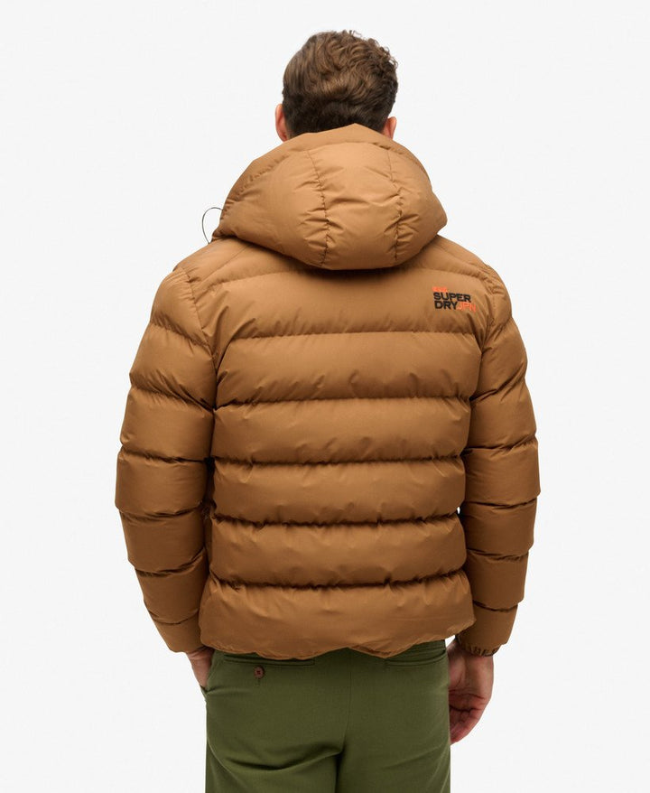 HOODED SPORTS PUFFER JACKETS