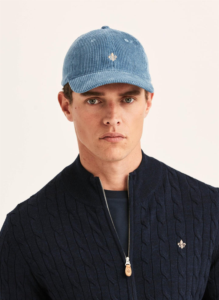 MERINO CABLE ZIP CARDIGAN