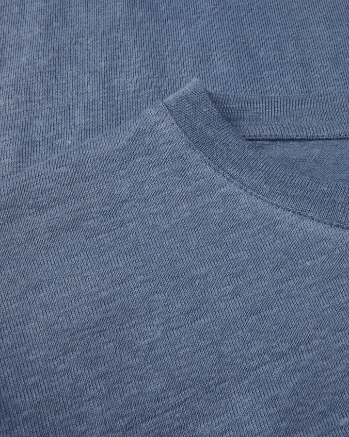 T-SHIRT CREW NECK LINEN STRETCH