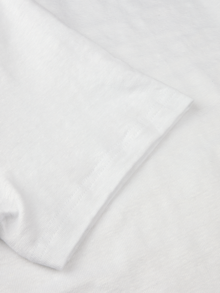 T-SHIRT CREW NECK LINEN STRETCH