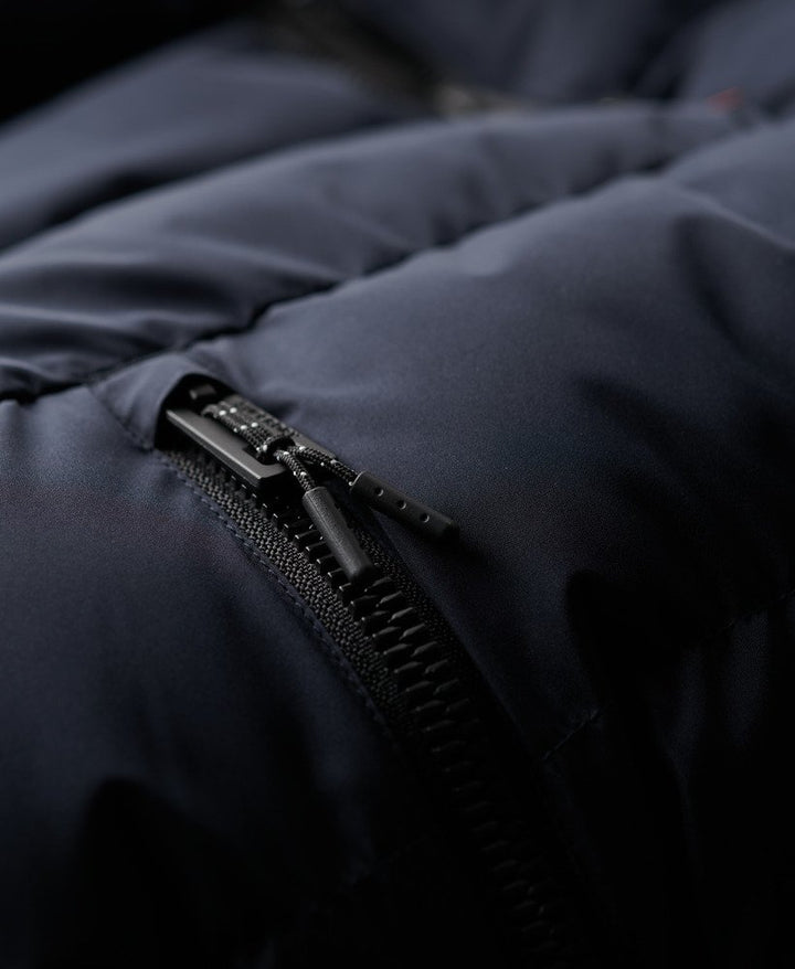 HOODED SPORTS PUFFER JACKETS