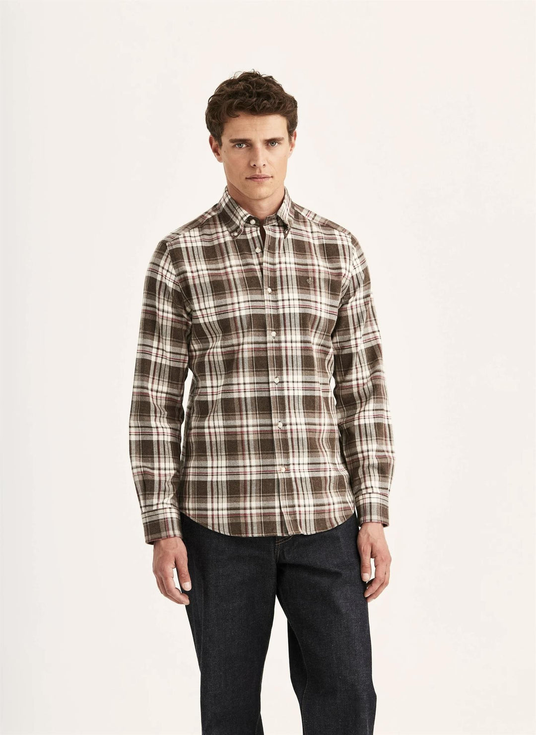HAPPY FLANNEL CHECK SHIRT-CLASSIK FIT