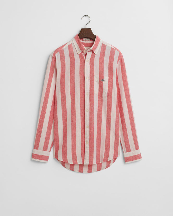REG COTTON LINEN BOLD STRIPE