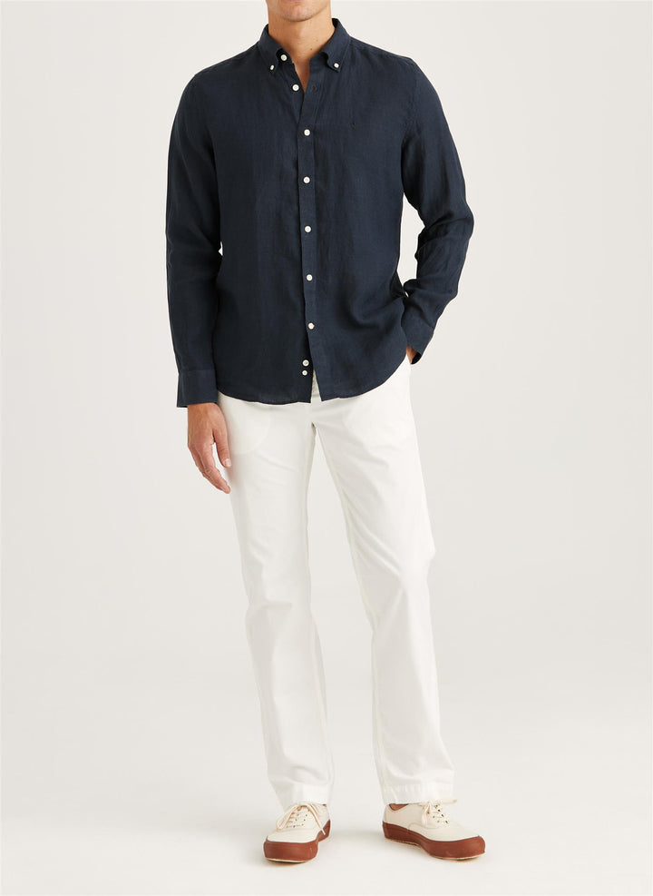 DOUGLAS LINEN SHIRT-CLASSIC FIT