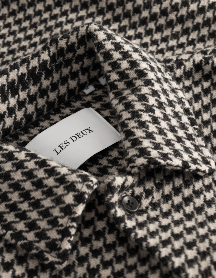MILIAN HOUNDSTOOTH OVERSHIRT