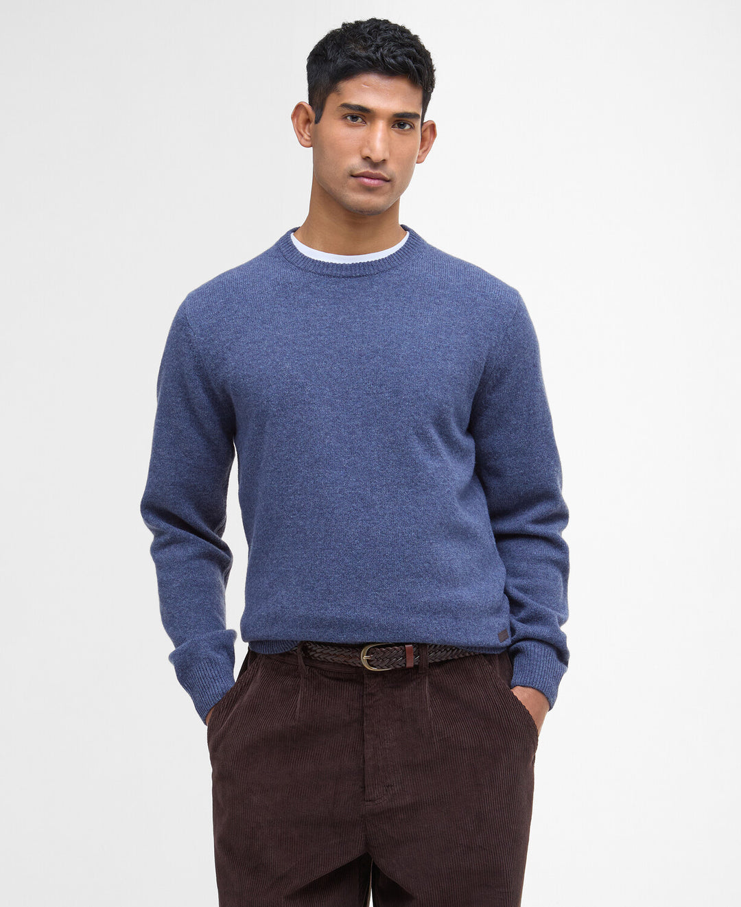 BARBOUR ESSENTIAL PATCH CREW NECK