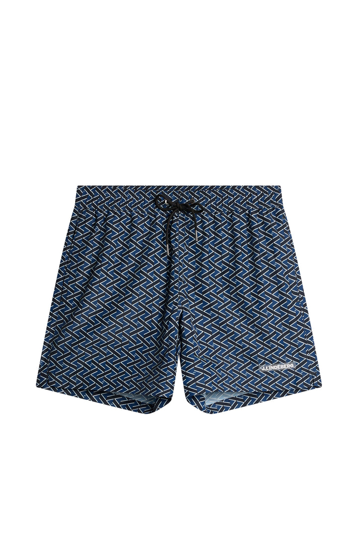 BANKER LADDER PRINT SHORTS