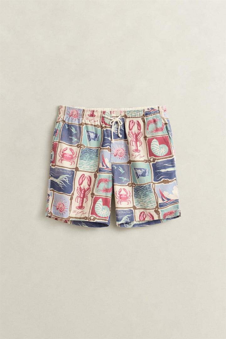 REG NAUTICAL PRINT DS SHORTS