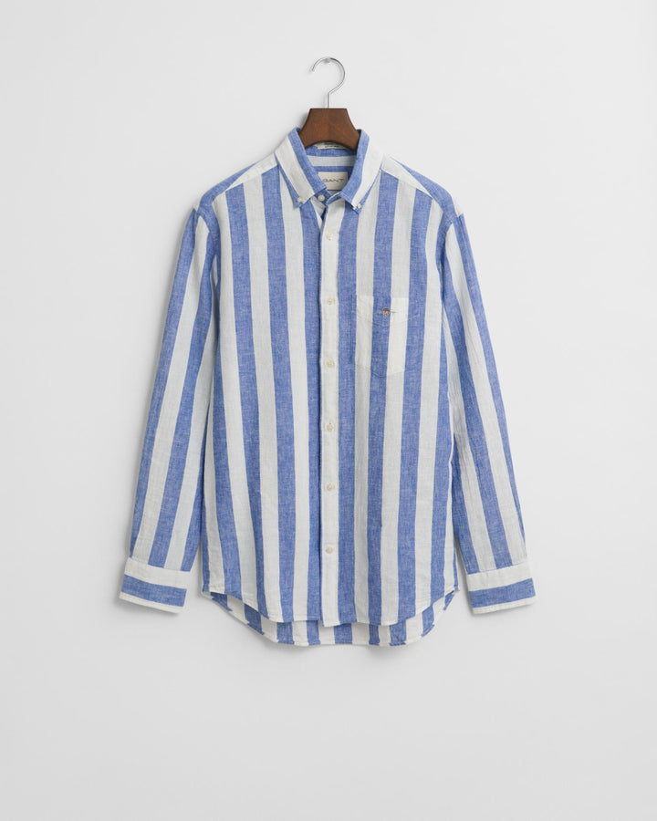 REG COTTON LINEN BOLD STRIPE