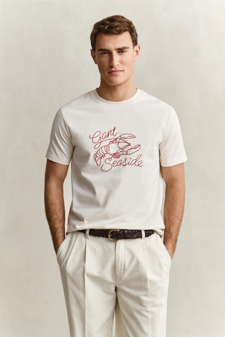 EMBROIDERED SS SHIRT