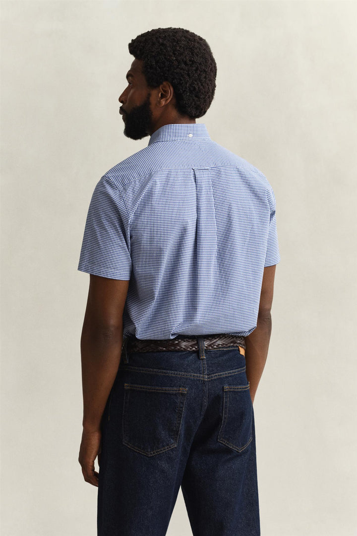 REG CLASSIC POPLIN GINGH SS