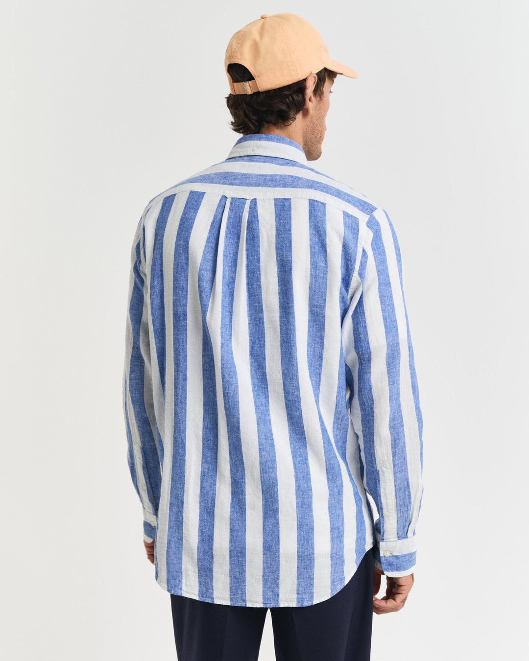 REG COTTON LINEN BOLD STRIPE