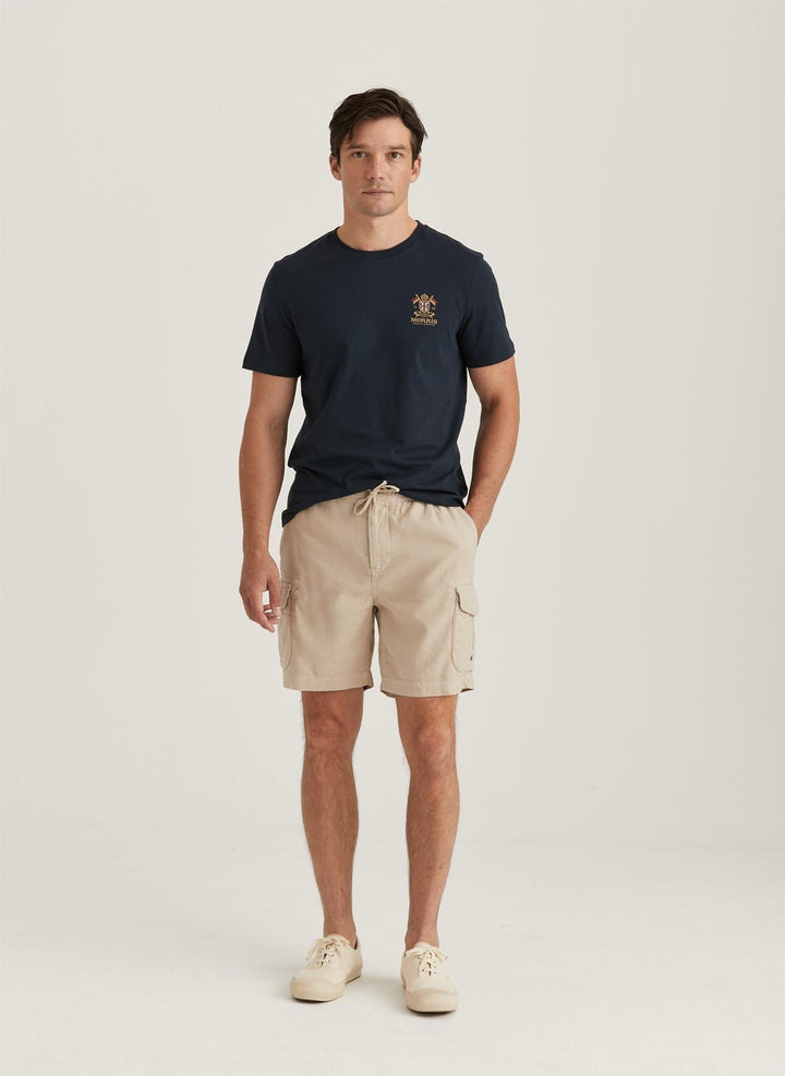 CARGO LINEN SHORTS
