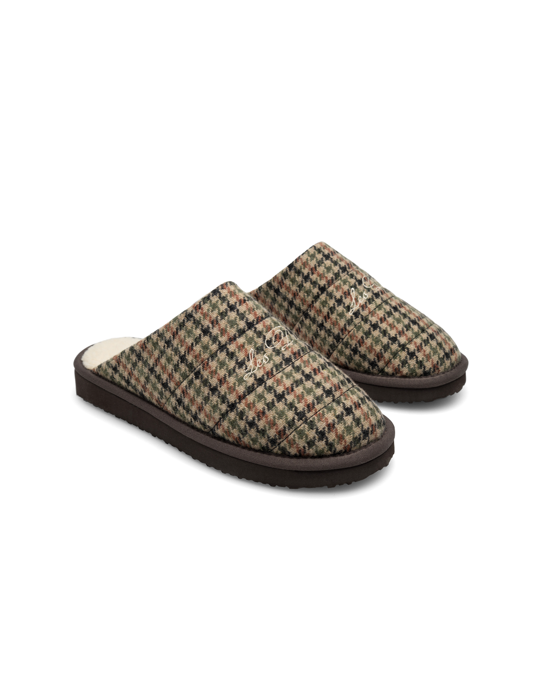TURMAN HOINDSTOOTH PADDED SLIPPER