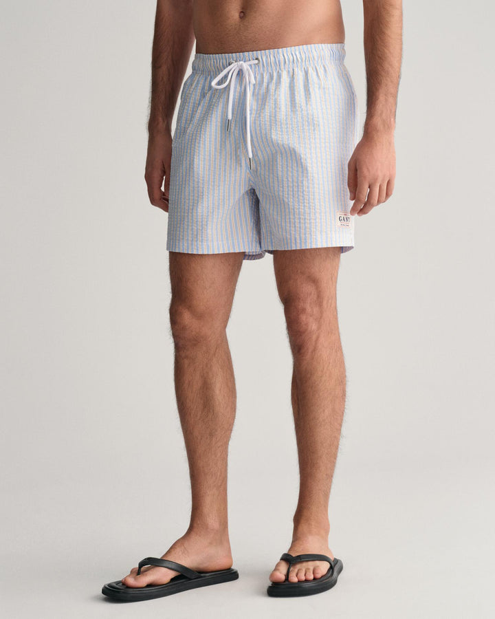SEERSUCKER SWIM SHRTS