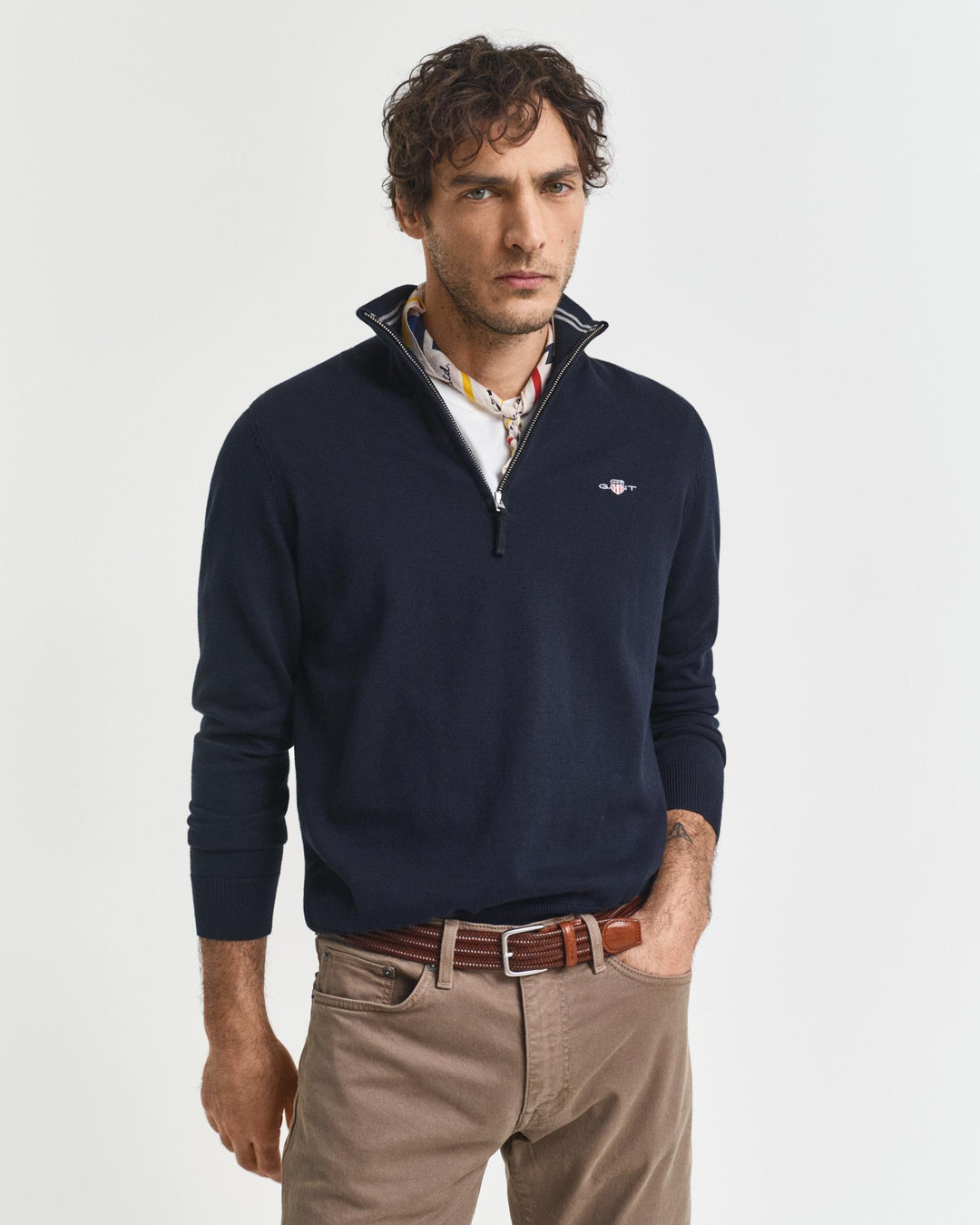 CLASSIC COTTON HALF ZIP