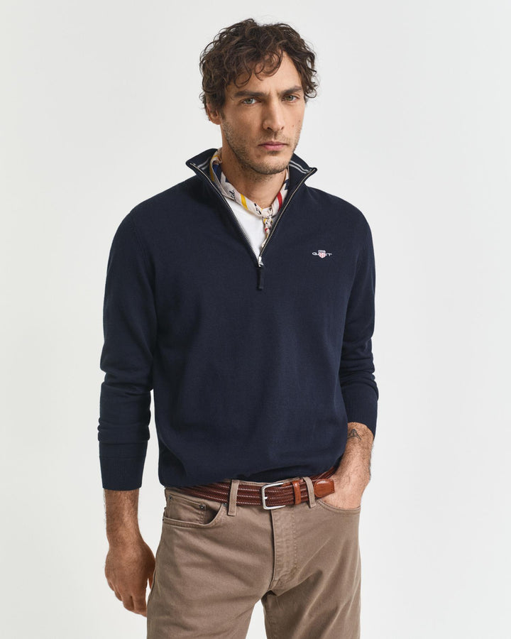 CLASSIC COTTON HALF ZIP