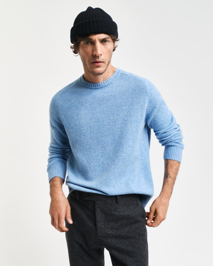 WOOL BLEND C-NECK