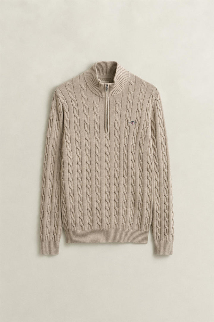 COTTON CABLE HALV ZIP