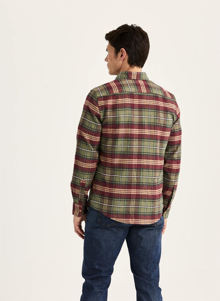 FLANNEL BIG CHECK SHIRT-SLIM
