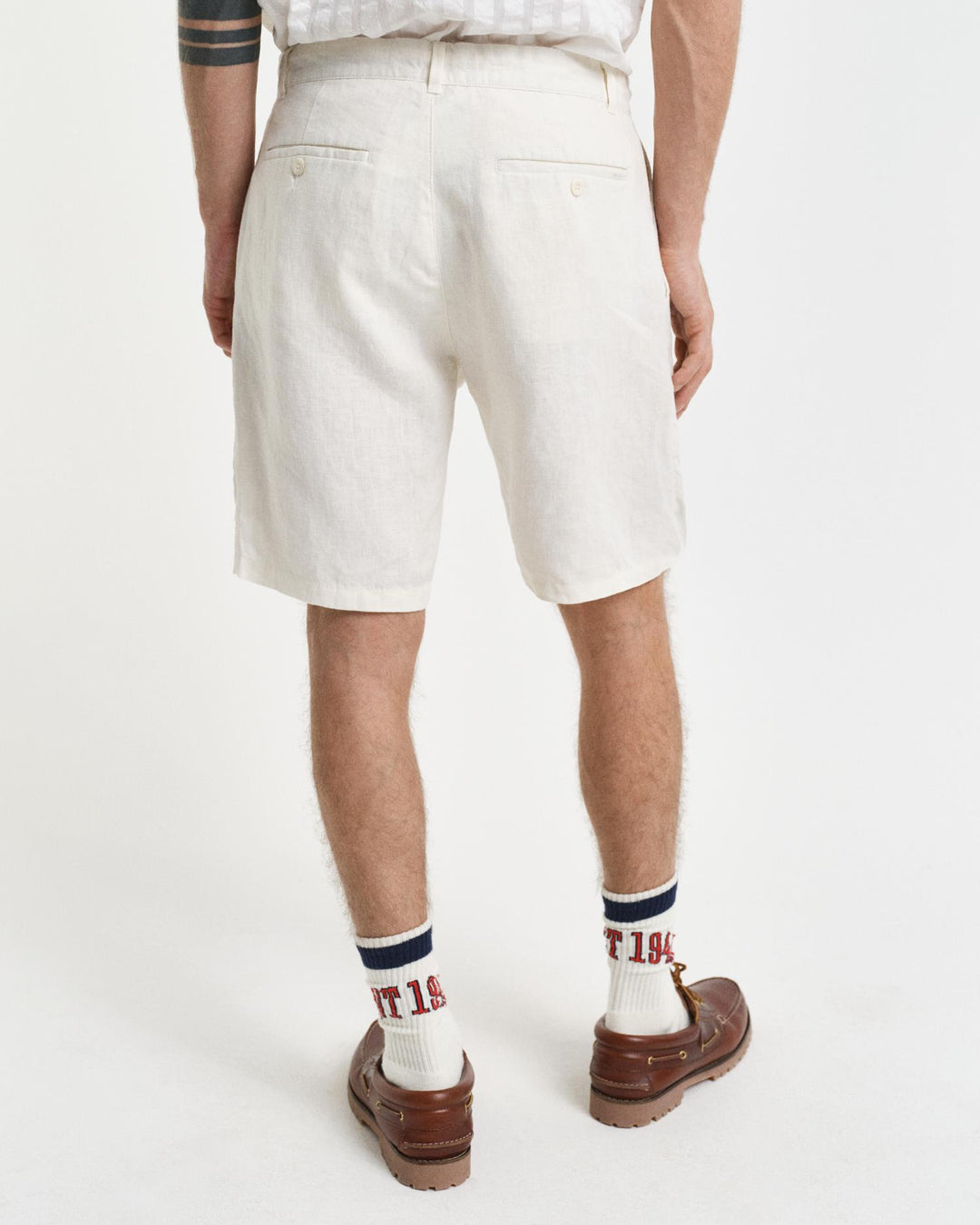 RELAXED LINEN DS SHORTS