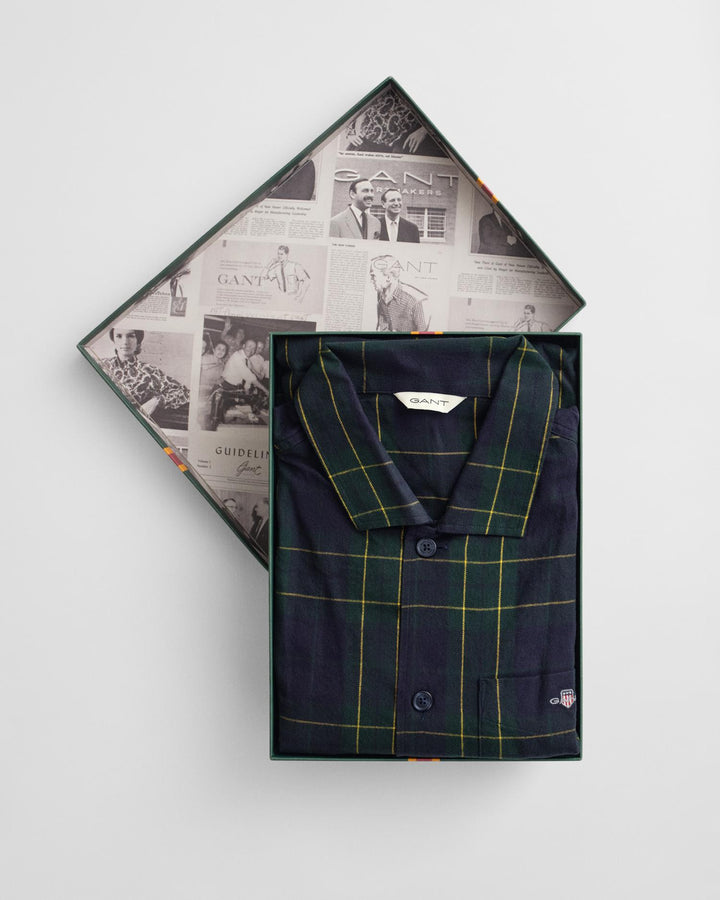 Flannel Check Pajama Set Gift Box