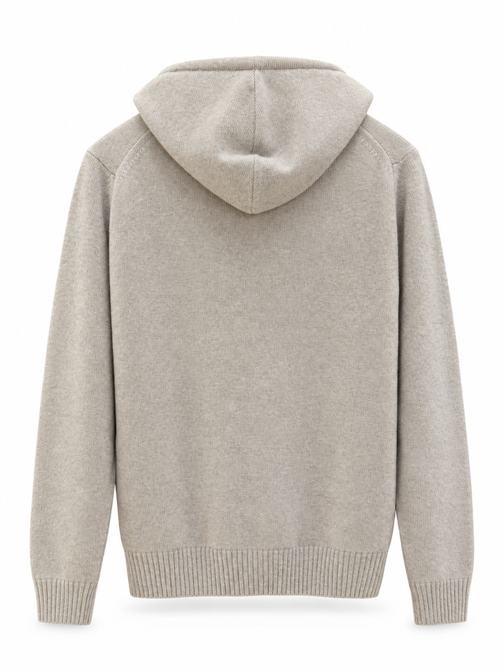 CARDIGAN KNITTED HOOD MERINO