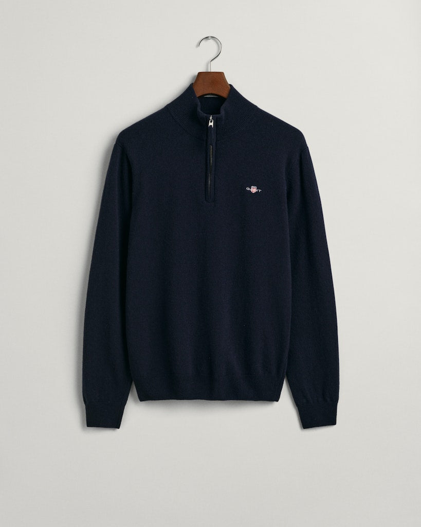 SUPERFINE LAMBWOOL HALF ZIP