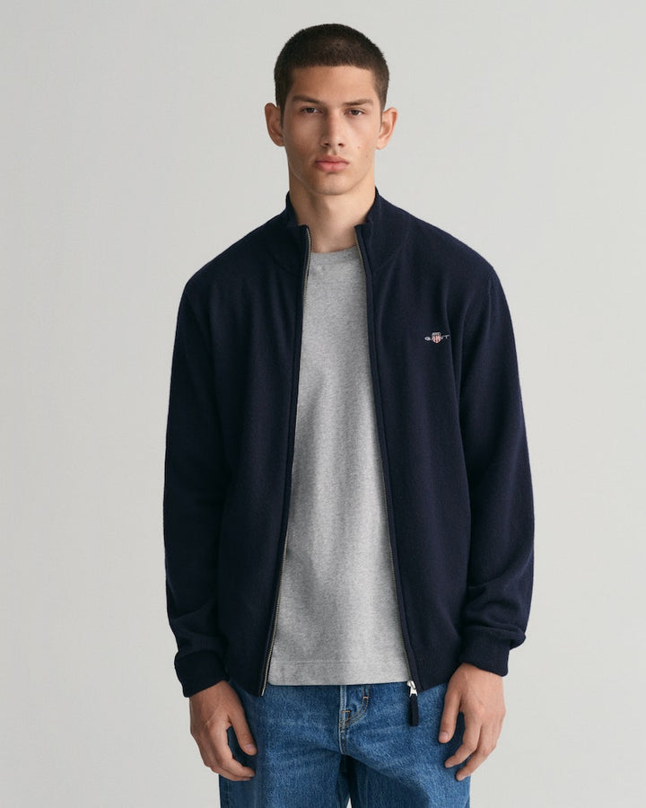 SUPERFINE LAMBWOOL ZIP CARD