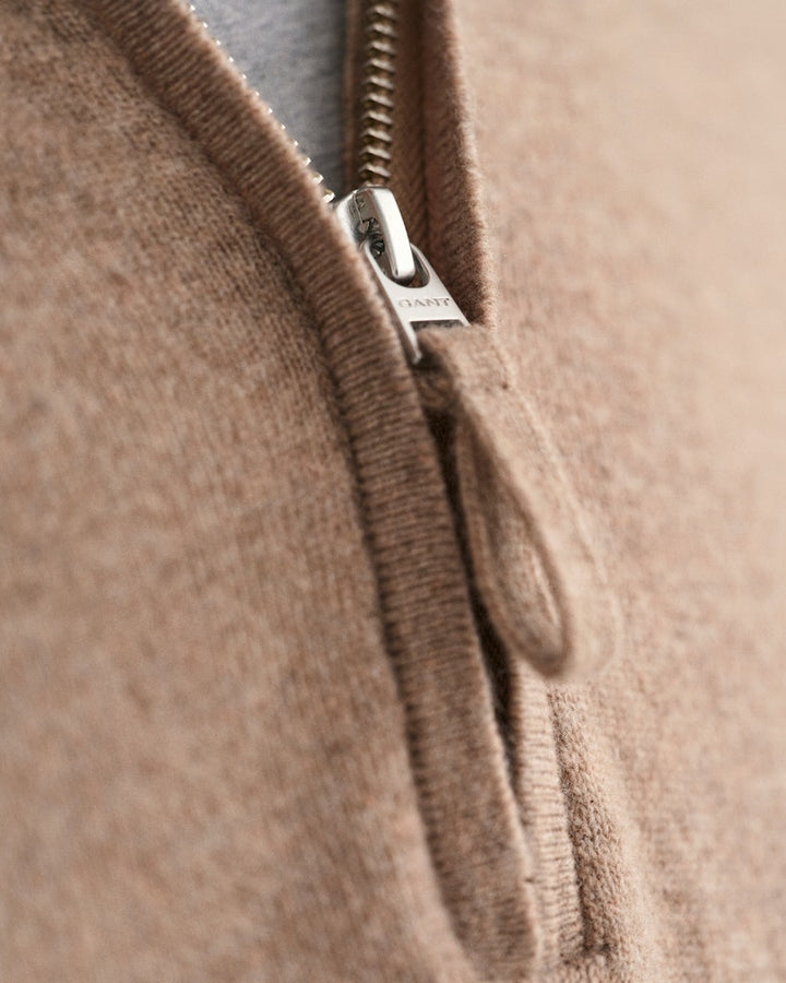 SUPERFINE LAMBWOOL HALF ZIP