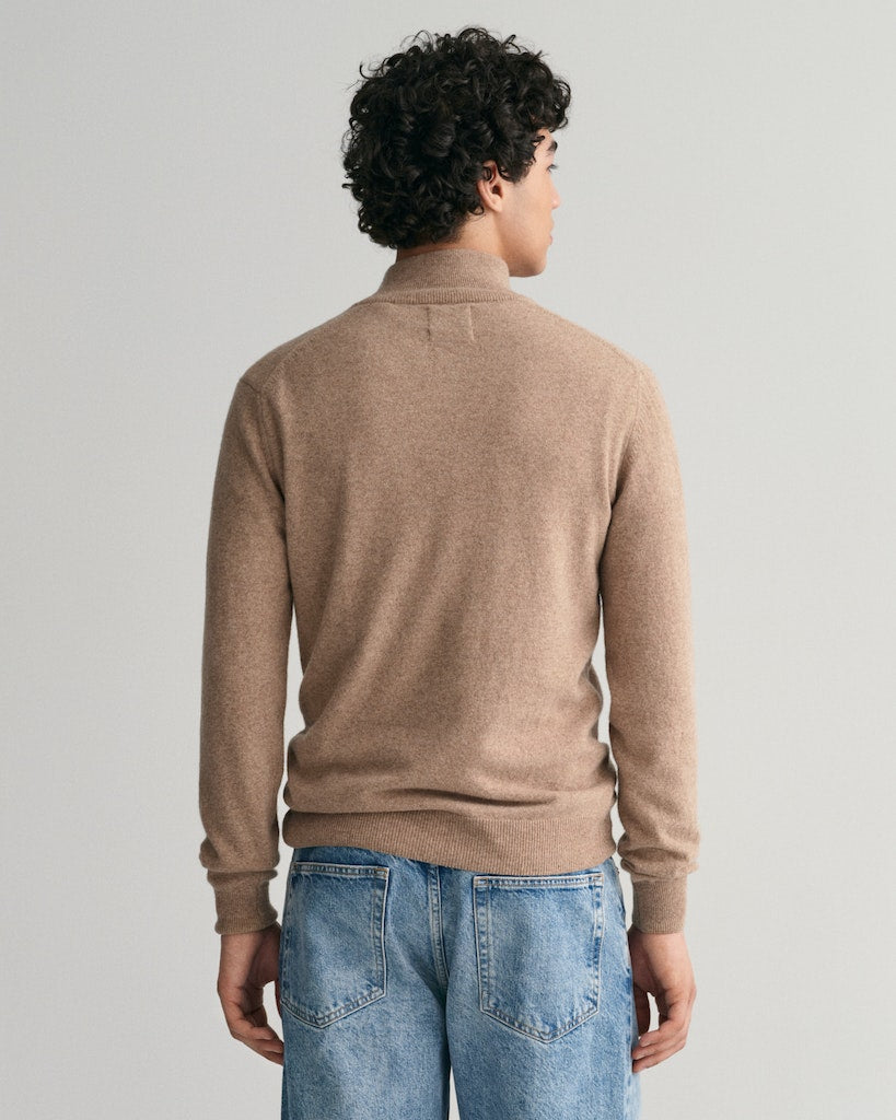 SUPERFINE LAMBWOOL HALF ZIP