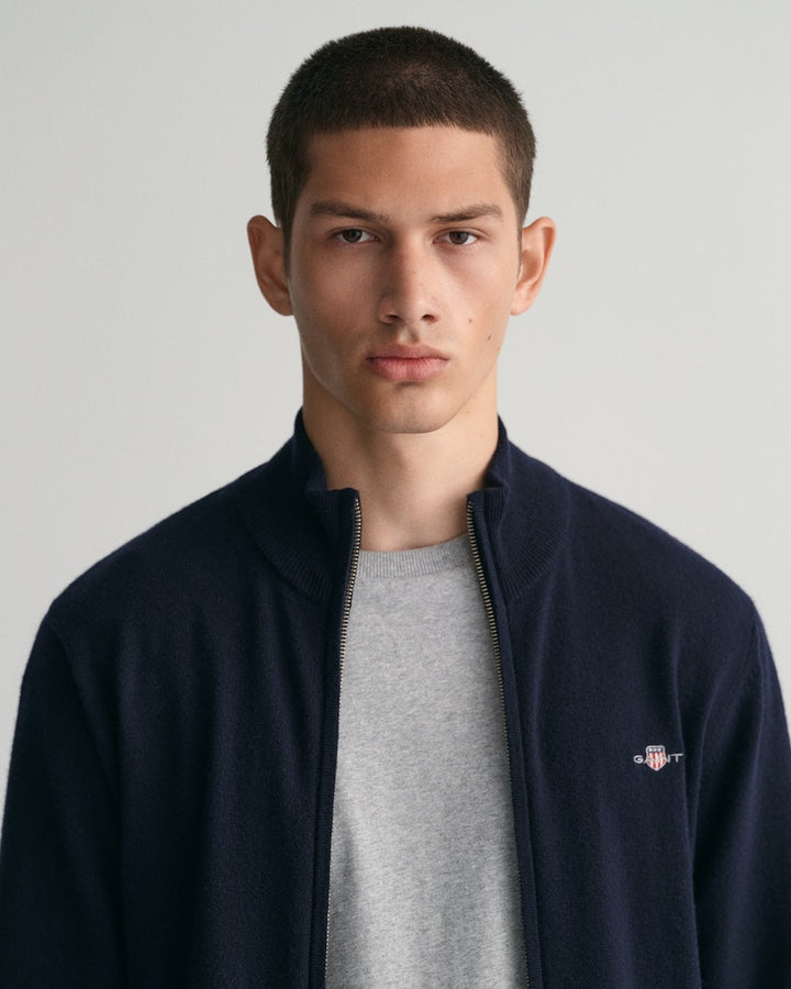 SUPERFINE LAMBWOOL ZIP CARD