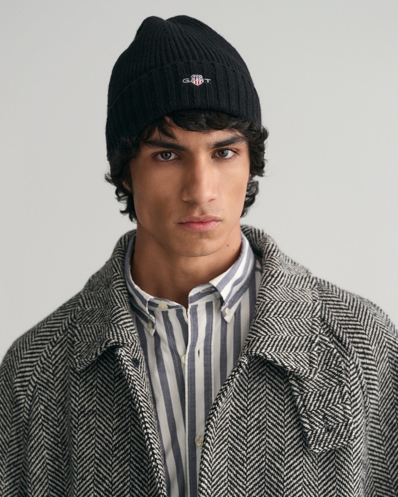 UNISEX SHIELD WOOL BEANIE