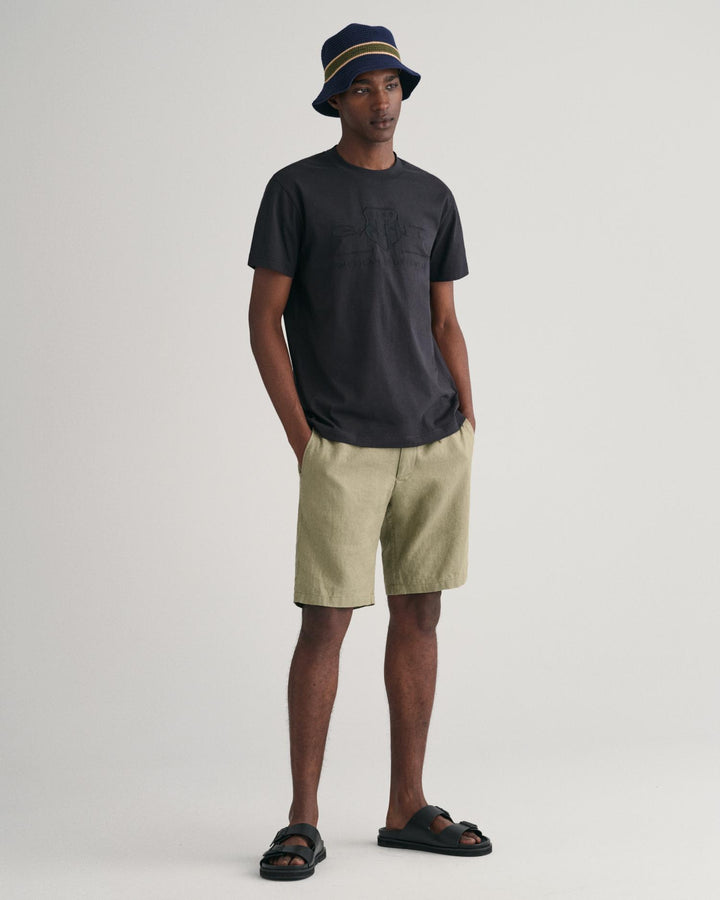 RELAXED LINEN DS SHORTS