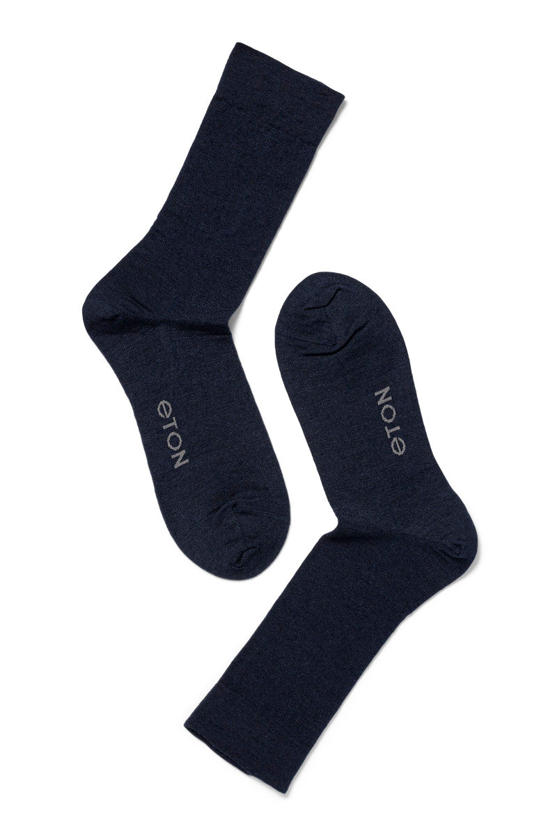 ETON ULL CONFORT TOP BLÅ